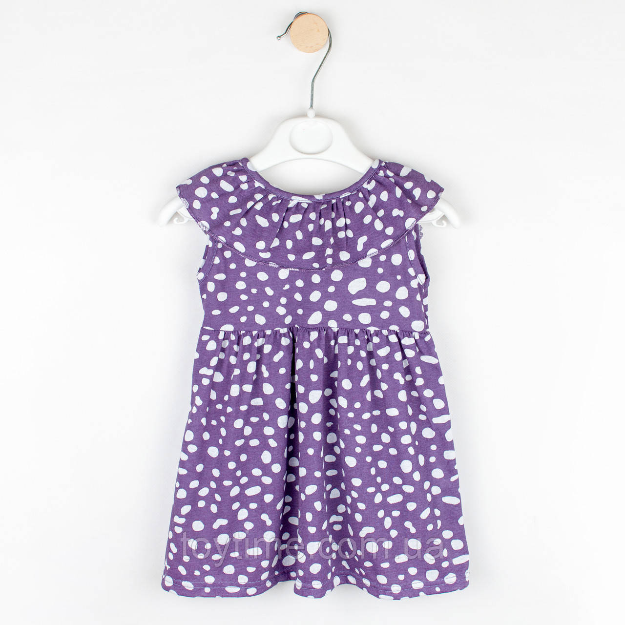 Сукня з воланом і зав'язкою на спині Горошок, фото 1