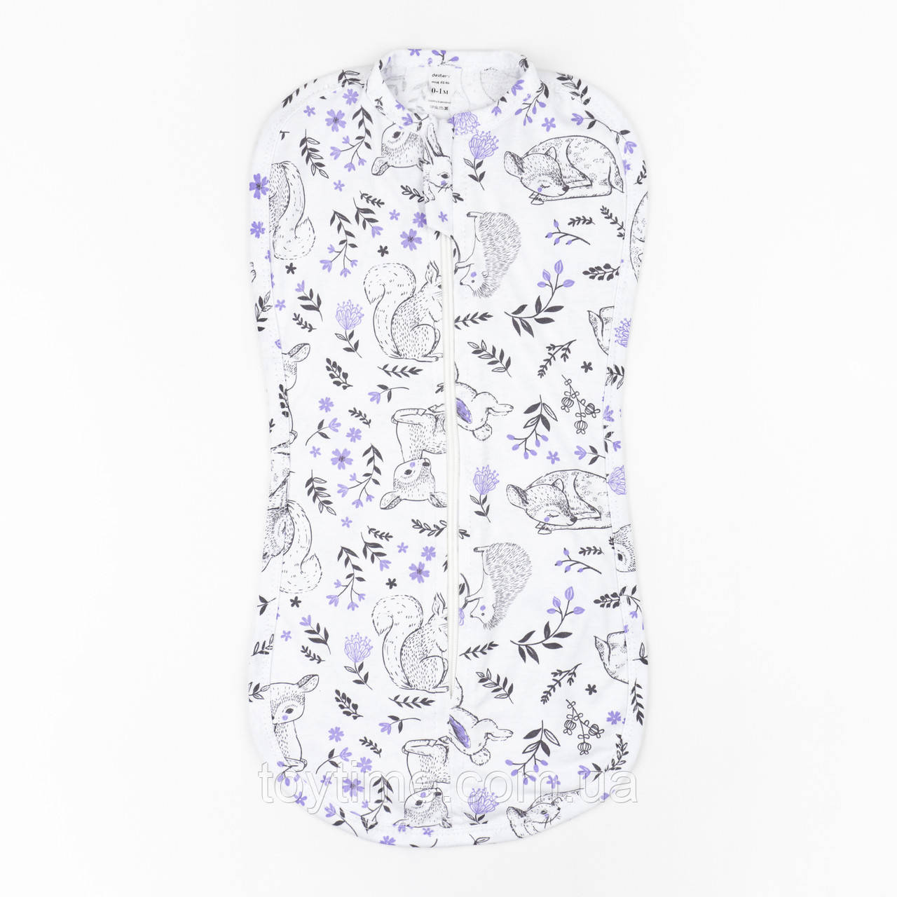 Пелюшка-кокон на блискавці із лісовими звірятами Villi, фото 1