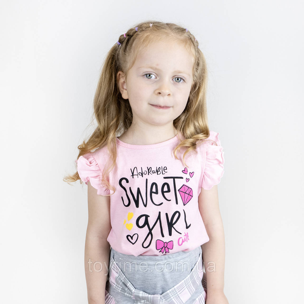 Футболка для дівчинки Sweet girl, фото 1