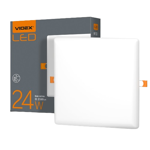 LED Світильник безрамковий квадратний 24W 4100К 220V VL-DLFS-244 Videx