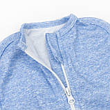 Європелиця для малюків з інтерлоку 0-1 міс. Melange is blue, фото 2