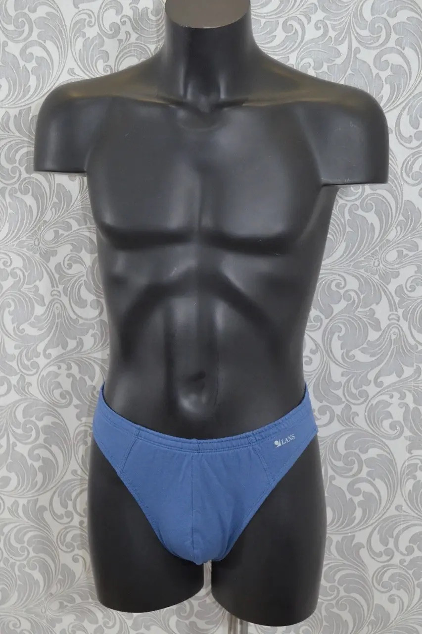 Труси чоловічі сліпи спорт Lans 03/005 сині (розміри: M-2XL), фото 1