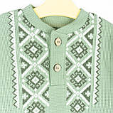 Футболка для хлопчика вафелька Olive, фото 3