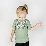Футболка для хлопчика вафелька Olive, фото 4