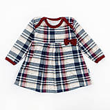 Комплект для дівчинки з трьох предметів в клітинку, фото 2
