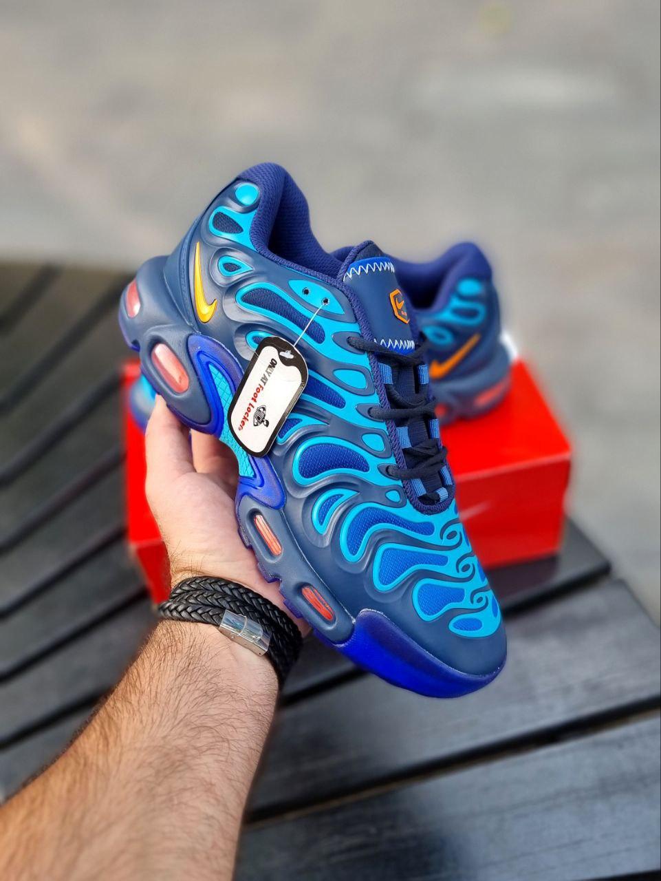 Чоловічі Кросівки Nike Air Max TN Plus Drift Blue / Найк Аїр Макс ТН Плюс Дріфт Сині
