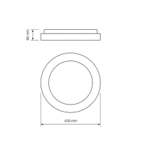 LED Світильник 72W білий VLE-ERC-RGB-72W Videx, фото 4