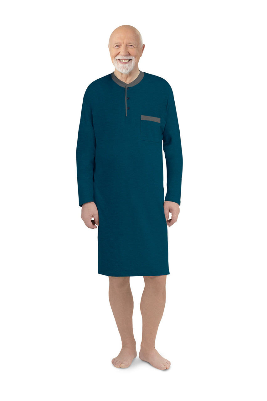 Нічна сорочка чоловіча довгий рукав MARTEL 503 XL, XXL