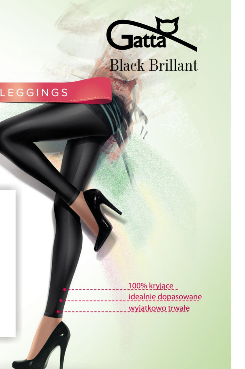 Легінси жіночі GATTA LEGGINGS BLACK BRILLANT S, M, L, XL