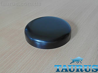 Чорний декоративний фланець Sphere D100мм висотою 24мм із н/ж сталі, без отвору. Суцільний