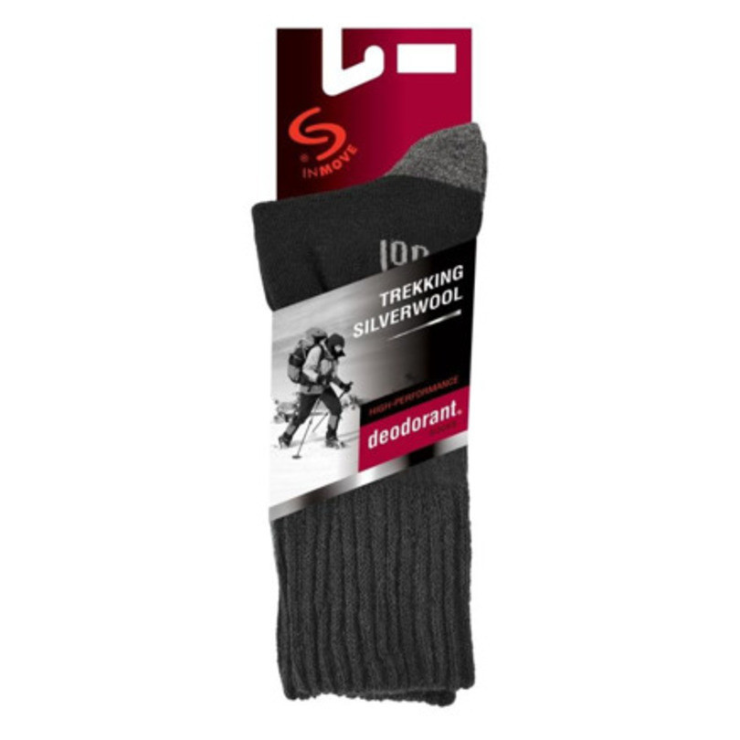 Шкарпетки чоловічі JJW INMOVE TREK-SILVERWOOL-CZA-38-40