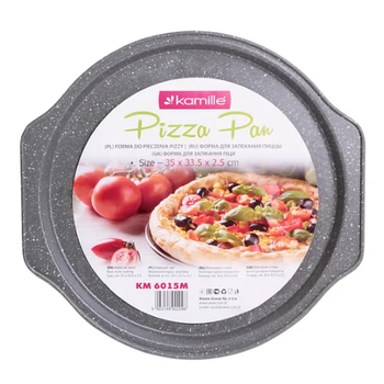 Форма для випікання піци 35*33,5*2,5см вуглецева сталь 6015M KAMILLE