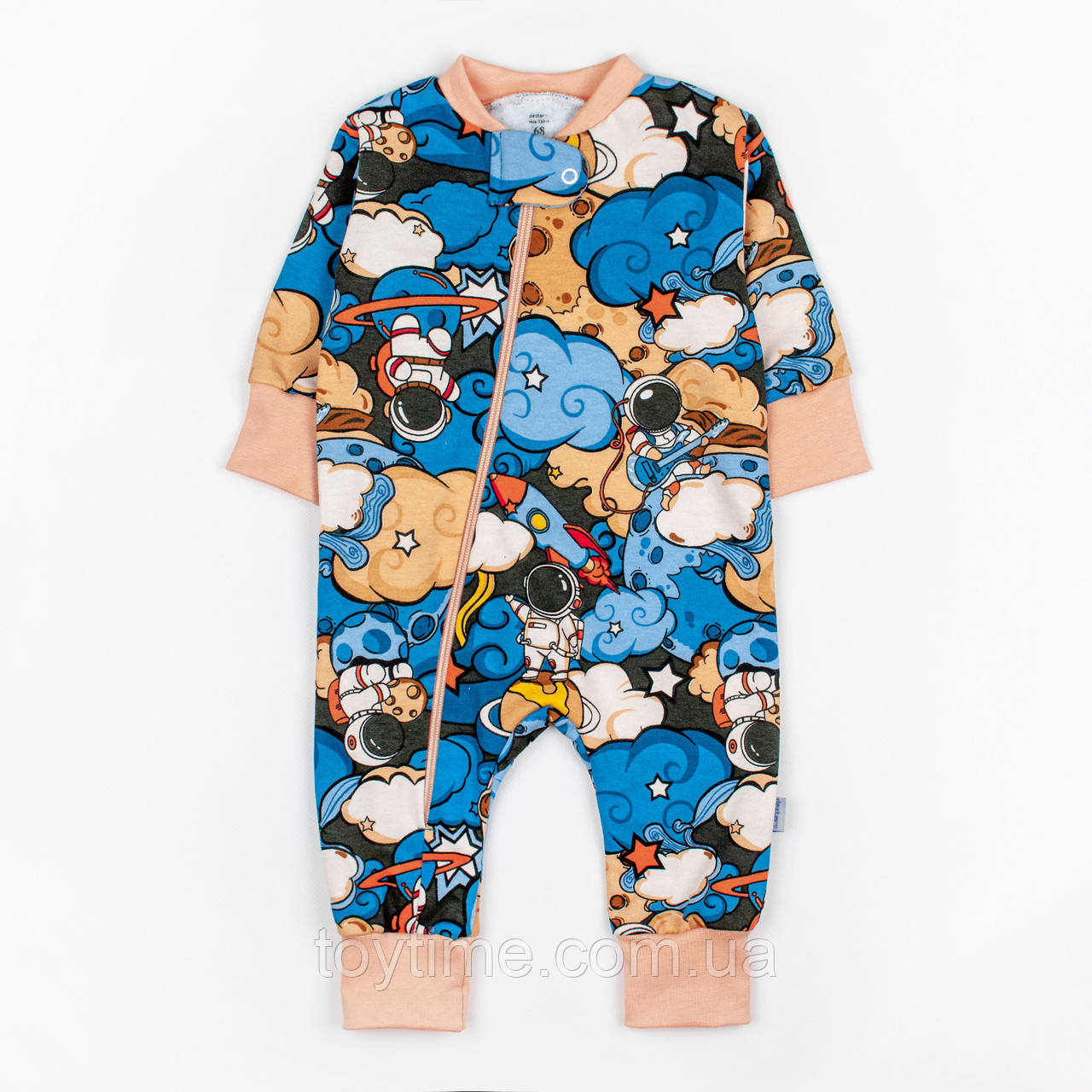 Ромпер з футеру на блискавці Astronaut, фото 1