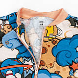 Ромпер з футеру на блискавці Astronaut, фото 2