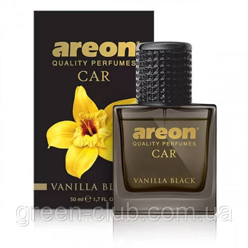Освіжувач повітря AREON Car Perfume 50ml Glass Vanilla Black (MCP08)