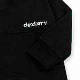 Боді з вишивкою чорний футер Dexter's, фото 3