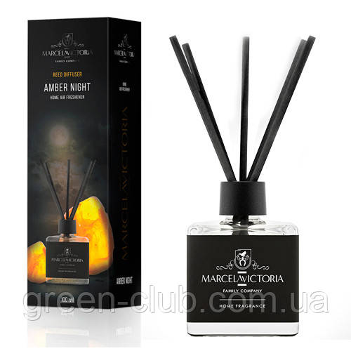 Ароматизатор рідкий для дому/офісу Tasotti "Reed diffuser" 100ml Amber Night (8059)