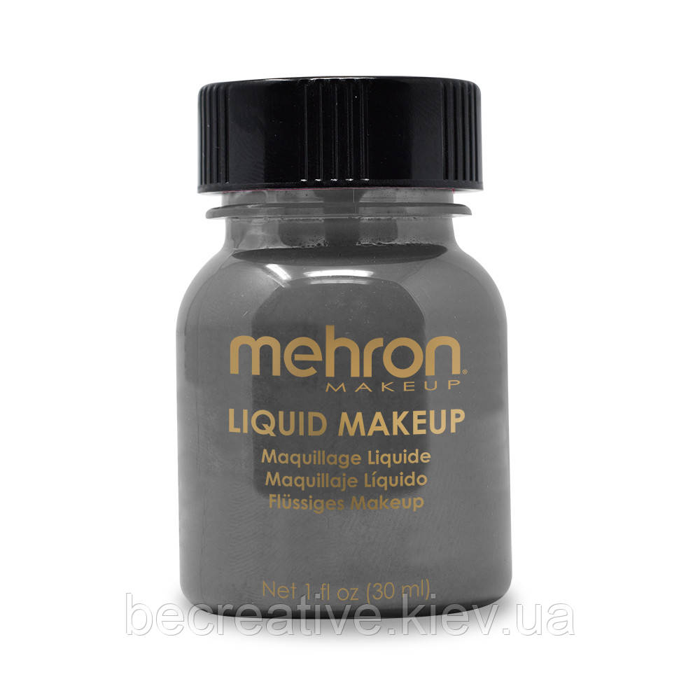 Сірий рідкий аквагрим Mehron Liquid Makeup, 30 мл