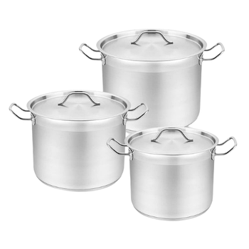 Набір каструль 6 предметів (каструлі 12/15/18л) MR-3518 Maestro