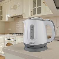 Електрочайник 1,0л 900-1100W (диск) сірий MR-013-GREY Maestro, фото 3