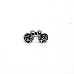 Плаги фейк мед, сталь ЦIНА ЗА ПАРУ