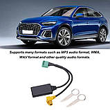 Адаптер блютуз 4.0 MMI 3g AMI 12-pin Bluetooth AUX Audi Q5 A6 A4 Q7 A5 S5+ знімачі, фото 2
