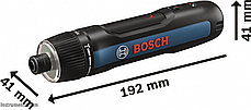 Професійна акумуляторна викрутка Bosch Professional GO 3 в кейсі з набором насадок, фото 4