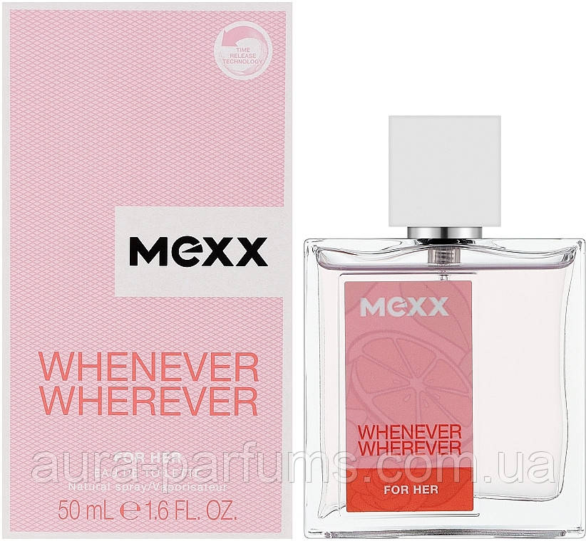 Жіночі парфуми Mexx Whenever Wherever For Her Туалетна вода 50 ml/мл