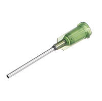 Дозатор 14G для шприців, ємностей з флюсами та рідинами, голка-дозатор метал-пластик під гвинт, пряма, 1,55mm