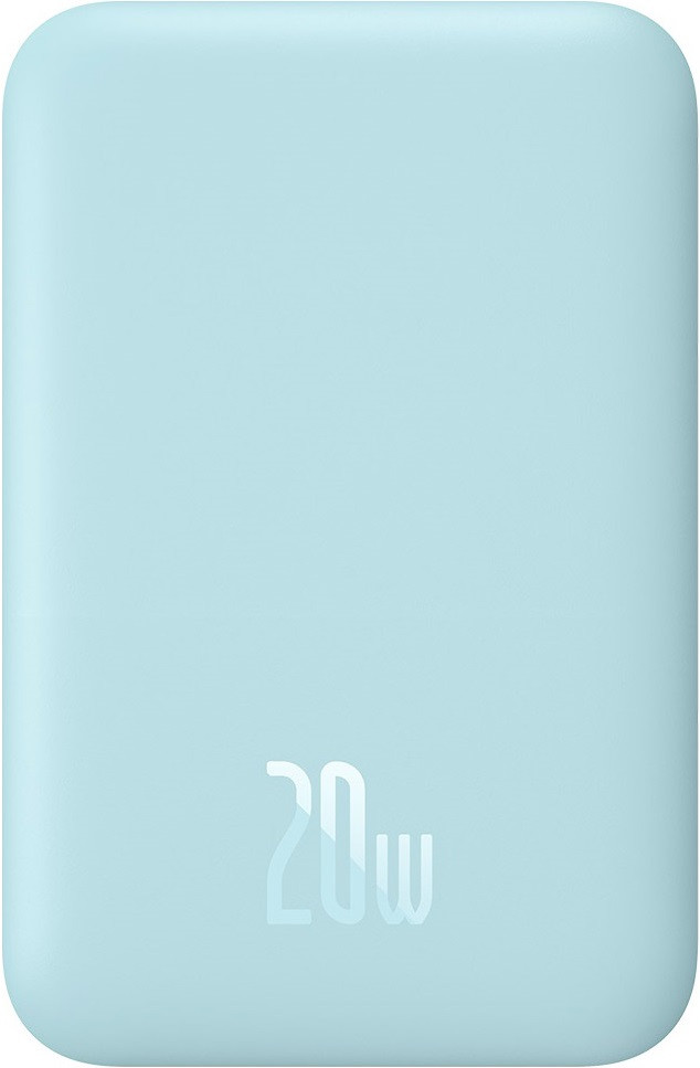 Портативний акумулятор Baseus Magnetic Mini Air Wireless 20 W 6000 mAh blue (P10059002313-00)