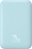 Портативний акумулятор Baseus Magnetic Mini Air Wireless 20 W 6000 mAh blue (P10059002313-00)