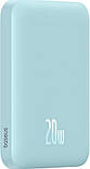 Портативний акумулятор Baseus Magnetic Mini Air Wireless 20 W 6000 mAh blue (P10059002313-00), фото 4