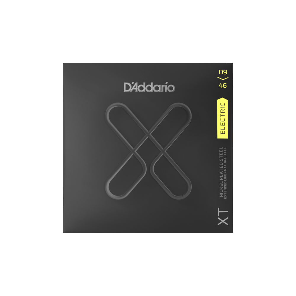 Струны D'addario XTE0946 XT Electric Nickel Plated Steel Super Light Top / Regular Bottom (09-46), фото 1