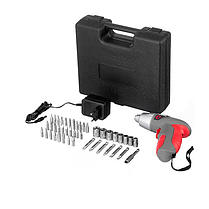 Викрутка акумуляторна INTERTOOL DT-0301 3.6 V, NiCd, кейс+насадки, фото 3