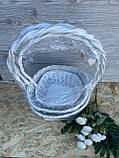 Набір кошиків фарбований трійка з лози, фото 2