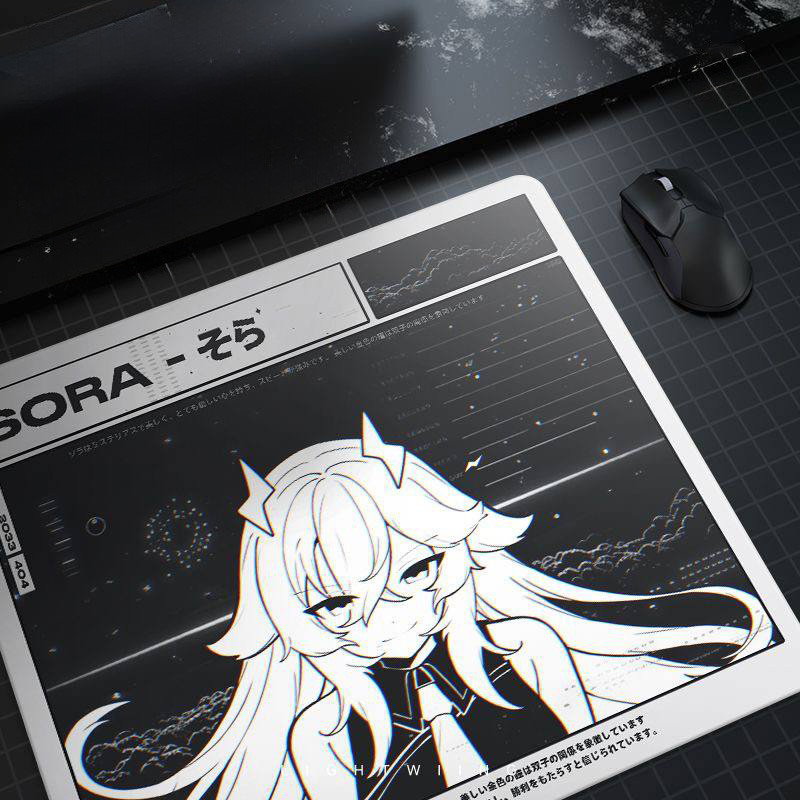 Стеклопад Glass mousepad // SORA \\ Стеклянный коврик для мыши (ID ...
