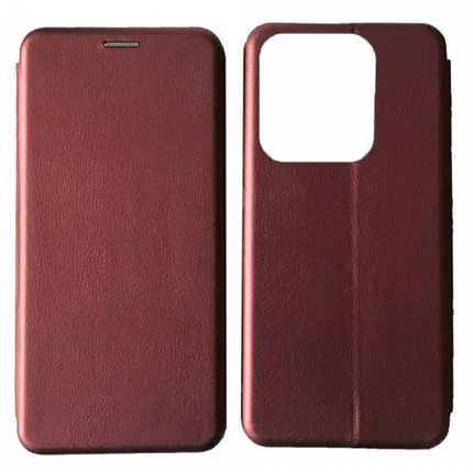 Чохол книжка Elegant book для ZTE Blade V50 Vita / (бордовий), фото 1
