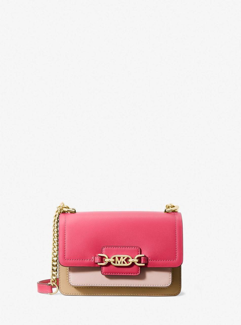 Жіноча сумка MICHAEL Michael Kors Heather Extra-Small Color-Block Leather Crossbody Bag 32S2G7HC0T