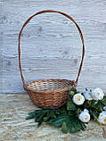 Кошик подарунковий круглий з ручкою, фото 2