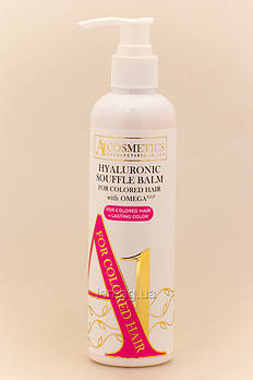 PHarmika Гіалуроновий бальзам-суфле для фарбованого волосся з Омега 3 6 9 + стійкість кольору, 250 мл