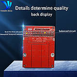 Контролер BMS плата 17S 64V (71.4) 30A для li-ion 18650 симетрія з балансуванням, фото 6