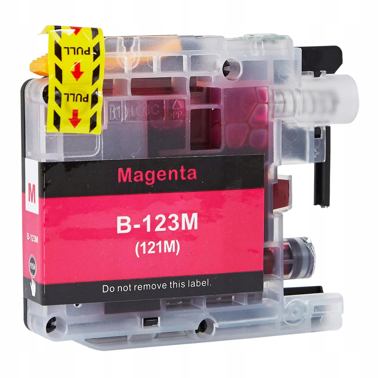 Сумісний картридж для Brother LC-123 (LC123) Magenta XL, пурпурний, 18ml, аналог LC123з чіпом
