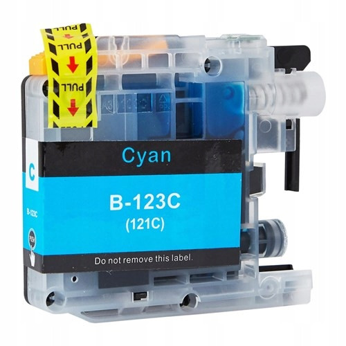 Сумісний картридж для Brother LC-123 (LC123) Cyan XL, блакитний, 18ml, аналог LC123C з чіпом