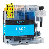 Сумісний картридж для Brother LC-123 (LC123) Cyan XL, блакитний, 18ml, аналог LC123C з чіпом