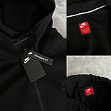 Чоловічий спортивний костюм Nike M2035 чорний, фото 3