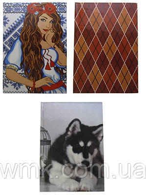 Блокнот А6 120арк тверда обкладинка ламінація 60г/м2 294