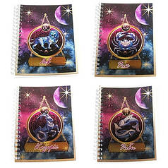 Блокнот А6+ 70арк зодіак з символом