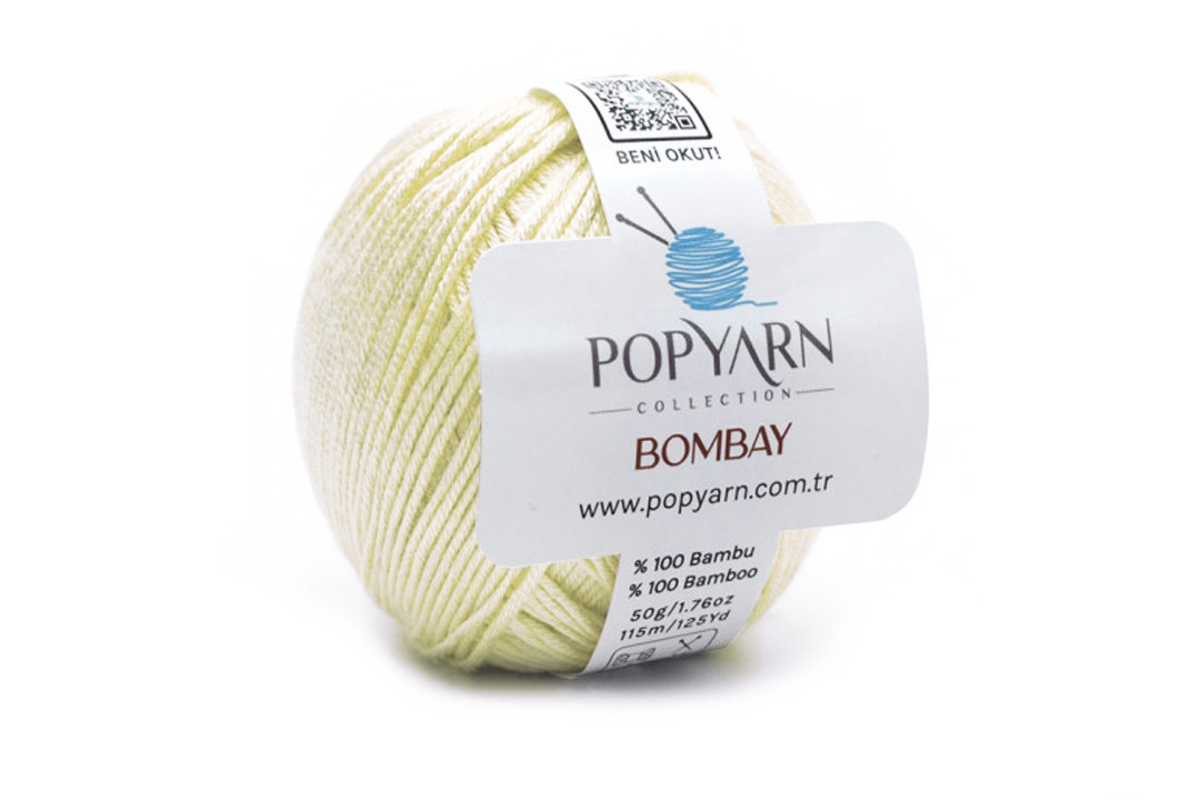 Popyarn Bombay, Молочний No155, фото 1