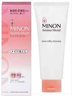 Minon Amino Moist Moist Milky Cleansing крем для зняття макіяжу з амінокислотами для чутливої шкіри 100 г