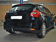 Фаркоп Ford Focus III хетчбек 2011-2018 (Форд Фокус 3) оцинкований